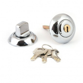 Фиксатор с замком APECS Megapolis WC-K-0803-CR