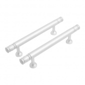 Ручка-скоба мебельная StahlBuro AP2311-96 2шт., W матовый белый хром.  
