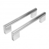 Ручка-скоба мебельная StahlBuro AP2313-128 2шт., CP хром. 