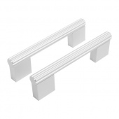 Ручка-скоба мебельная StahlBuro AP2313-96 2шт., W матовый белый хром. 