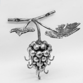 Ключница ВИНОГРАД (серебро)