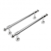  Ручка-скоба мебельная StahlBuro AP2306-128 2шт., CP хром. 