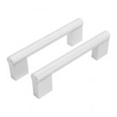 Ручка-скоба мебельная StahlBuro AP2315-96 2шт., W матовый белый хром.  