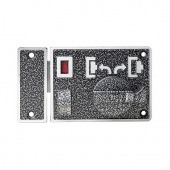 Замок накладной Apecs R06-C-GR (ЗН2-АС)