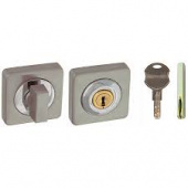 PALIDORE Завертка с ключом Lock OLS (R) HH key белый никель (уп. 50 шт)