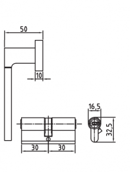 PALIDORE Дверной комплект LHS 6237-202, 3 ключа, Black черный (20 шт) - 2024-11-12_09-56-35