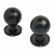 Комплект ручек ALLUR ART COLLECTION "SFERA" BL (59150) матовый черный