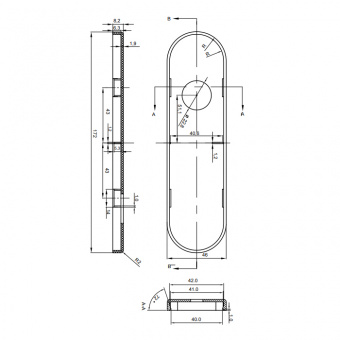 Накладки под ручку APECS DP-O-13-BL (для HP-72.1303-BL) (B2B) - 14192_2