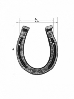 Подкова (серебро) уп. 25 шт. - 3