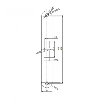 Ответная планка Apecs BP-2000-ZN (B2B) - 135013