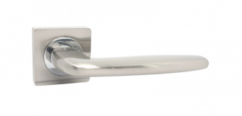 Ручка на квадратном основании VETTORE R06.057 AL SN/CP (сатин/хром) - 12819_1
