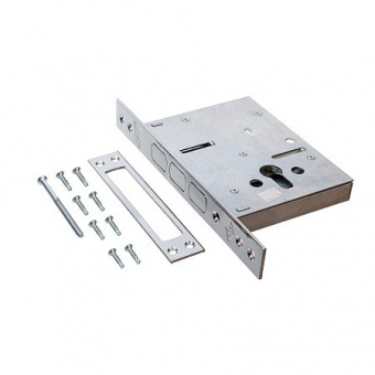 Замок врезной KALE KILIT 287D-BS60-CP (никель) - 287 1