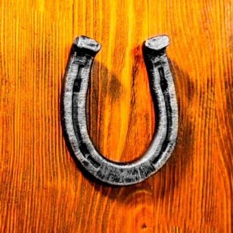 Подкова средняя (серебро) уп. 25 шт. - 134583