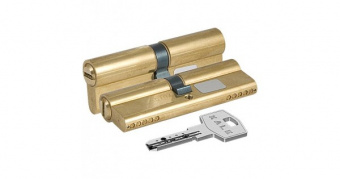 Цилиндровый механизм KALE KILIT 164BN-90(40+10+40)-BP-5KEY-STB 164BN000044 - 1596