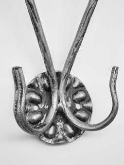 Крючок кованый двойной (серебро) уп.10 шт. - 7857_4