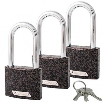 Замки навесные Avers PD-01-63-L-Blister (3Locks+3Keys) уп. 4/16 шт - 14803