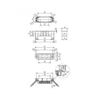 Ответная часть AGB для MEDIANA POLARIS, ст.бронза В024020512 - 13058_2