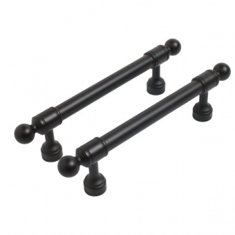 Ручка-скоба мебельная StahlBuro AP2306-96 2шт., BL матовый черный.  - 18d573aa_9982_11ee_8247_00e0ed875fc0_5a9f25e6_f7dd_11ee_8258_00e0ed875fc0