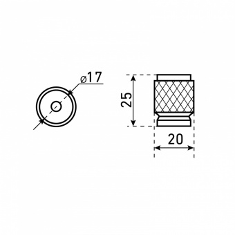 Ручка-кнопка мебельная StahlBuro AP2706 2шт., CP хром. - 0ff344e4_9824_11ee_8247_00e0ed875fc0_c1ed84c3_f7dc_11ee_8258_00e0ed875fc0