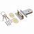 Замок врезной KALE KILIT 156F-BS45-CP-3KEY