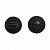 Сантехническая завертка к ручкам ALLUR ART COLLECTION BK-R2 BLACK(71150) мат.черный (60,10)