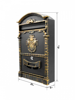 Ящик почтовый MASTER LOCK К-31091Ф (ключики) патина золото - 1922_2