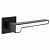 Ручки дверные CODE DECO Slim H-30120-A-BLM/W