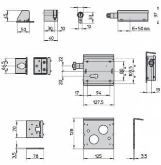 Замок накладной электромеханический VIRO 24V V09 7905 - 10340_2
