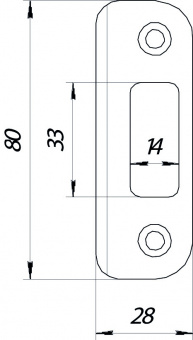 Меттэм планка запорная к ЗЩ 1-3 165-5076.00.08 - 131982