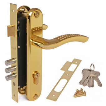 Замок врезной Apecs 2227/60-G/GM - 2522