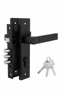 PALIDORE Дверной комплект LHS 6237-202, 3 ключа, Black черный (20 шт) - unq2q4r7i4oswnh5hnrv1jvs1xe4pbwk