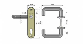 Крит Ручка на планке Р85-1918У-Чш черн  - 5s5pfs4mixsz8s1oijyi7cllegtyxf5i