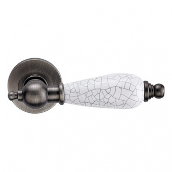 Ручка ARCHIE Genesis Redondo BL.SILVER (20G) черненое серебро/керамика кракелюр - НоменклатураПрисоединенныеФайлы