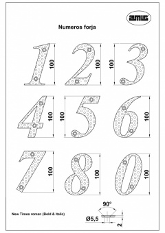 Цифра AMIG 5 (черный) 9862 - 9913_2