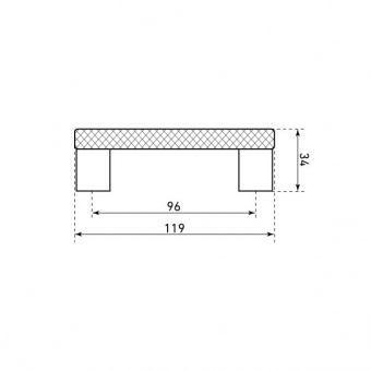 Ручка-скоба мебельная StahlBuro AP2315-96 2шт., SN сатин.  - ff3afac1_9820_11ee_8247_00e0ed875fc0_c6f7dec7_f7df_11ee_8258_00e0ed875fc0