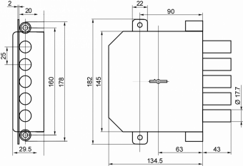 Замок врезной BORDER 72207 ЗВ8-6ПБТ/15 - 5724_10