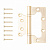 Петля накладная Apecs 100*75*2,5-B2-Steel-GMS