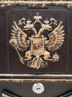 Ящик почтовый АЛЛЮР № 4011 "Россия" патина золото - 15242_5