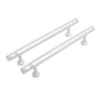 Ручка-скоба мебельная StahlBuro AP2311-128 2шт., W матовый белый хром.  - 5bca681a_9993_11ee_8247_00e0ed875fc0_8a656d66_f7e1_11ee_8258_00e0ed875fc0