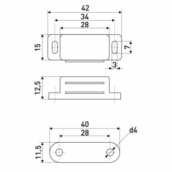 Магнит мебельный StahlBuro L-42 h-12,5 белый (4шт.)   - e01c19f8_222f_11ee_8231_00e0ed875fc0_15fdeec1_94fb_11ee_8246_00e0ed875fc0