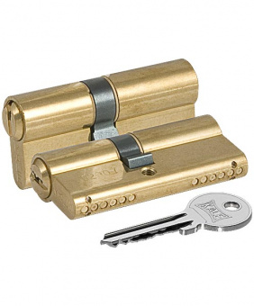 Цилиндровый механизм KALE KILIT 164GN-90(40+10+40)-BP-3KEY-STB 164GN000034 - 1585