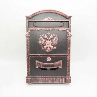 Ящик почтовый АЛЛЮР № 4011 "Россия" патина медь (уп. 5 шт) - 15041