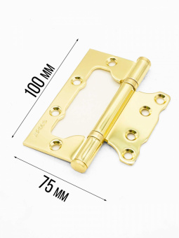 Петля накладная Apecs 100*75*2,5-B2-Steel-G - 2920_2