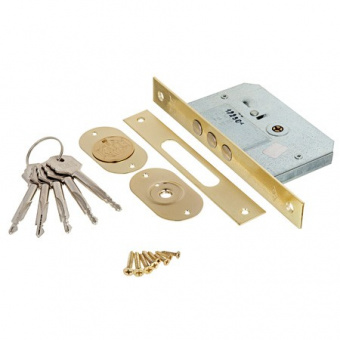 Замок врезной KALE KILIT 189/3MF-BS45-BP-5KEY - 189 3 MF5