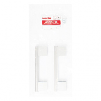 Ручка-скоба мебельная StahlBuro AP2313-96 2шт., W матовый белый хром.  - 75aea6e1_99a6_11ee_8247_00e0ed875fc0_a4020846_f7e1_11ee_8258_00e0ed875fc0