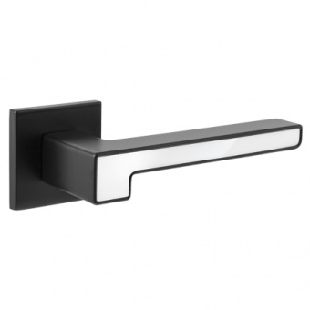 Ручки дверные CODE DECO Slim H-30120-A-BLM/W - 14200