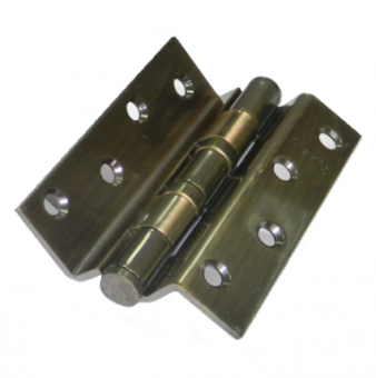 Петля Медио универсальная CRANK HINGE 4*3*2,5-2bb п/г AB бронза - 13268