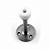 Упор дверной Apecs DS-0033-INOX