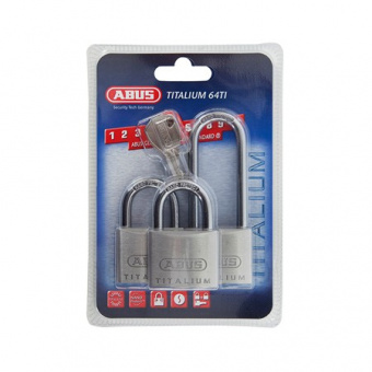 Замки навесные ABUS 727TI/40X2+40HB63 TRIPLES C/BLISTER - 10350